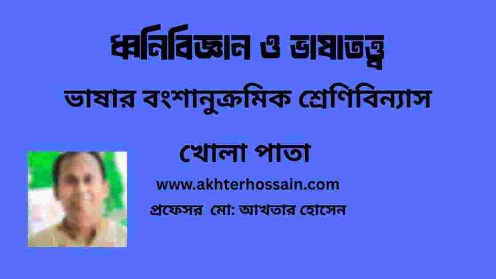 বংশানুক্রমিক শ্রেণিবিন্যাস